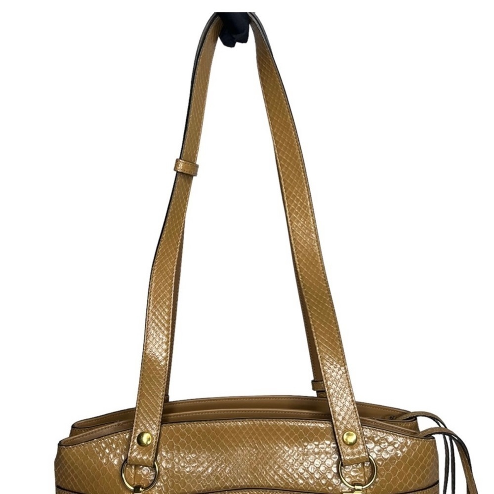 Gucci Arli Python Top Handle Bag W/ Dust Bag - image 7